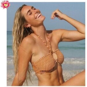 (TOP) Maaji Kaleidoscope Vibes Reversible Nana Strapless Bandeau/Halter